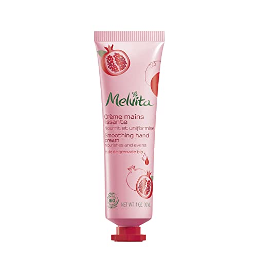 Melvita - Crème Mains Nourrissante Grenade - Hydratation Intense avec Huile de Grenade et Beurre de Karité - Peaux Matures - 30 ml