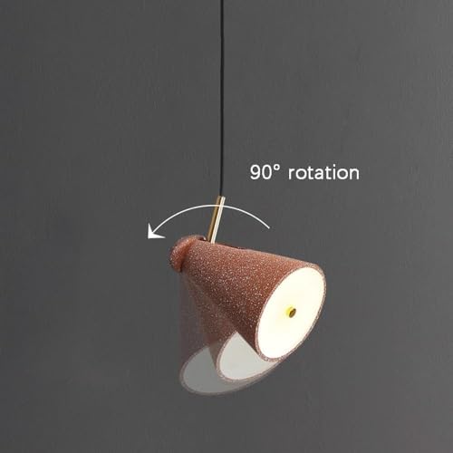 Lámpara de cemento para isla de cocina y barra americana en estilo nórdico 4