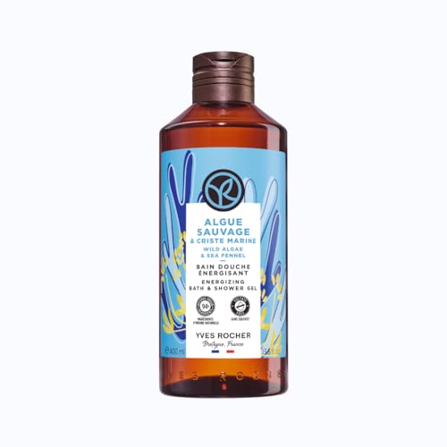 Yves Rocher - Gel de Ducha Bain de Nature Alga Salvaje & Hinojo Marino - Sin Sulfatos - 400ml..