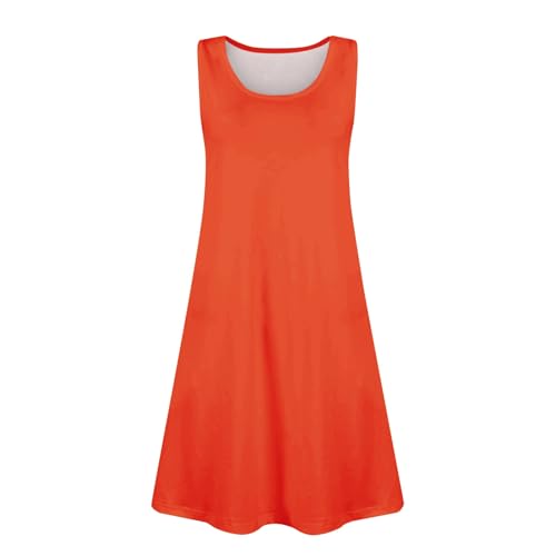 Girls Halter Neck Summer Dress Ruffle Tiered Swing Sleeveless Sundress Beach Tank Flowy A Line Mini Dresses2