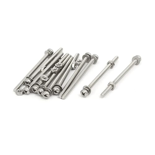 SCDE(ɂ) 12/20/25Zbg M3lW {gƃibg 304XeXX`[ tBbvX pwbh{g lW ibg bV[t 30/40/45/50mm(M3x50mm 12 sets)