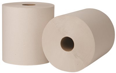 Renown REN06133-WB Controlled Hard Roll Towel, White, Plastic, 8" x 23" x 15.625"