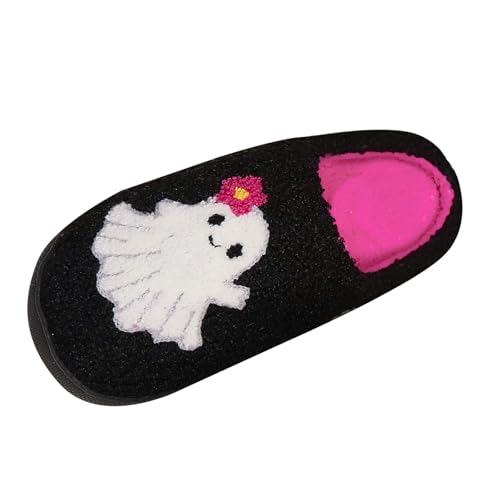 Zapatillas de invierno de fieltro mullidas para mujer, antideslizantes, unisex, cálidas, cómodas, de fieltro, suaves, cerradas, ortopédicas, Rosa., 40 EU