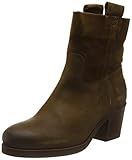 Waxed suede Shabbies Amsterdam Damen SHS0254 Ankle Boot 5.5 cm Waxed Suede, Brown, 39 EU