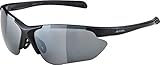 100% UV-Schutz ALPINA Unisex - Erwachsene, JALIX Sportbrille, black matt, One size