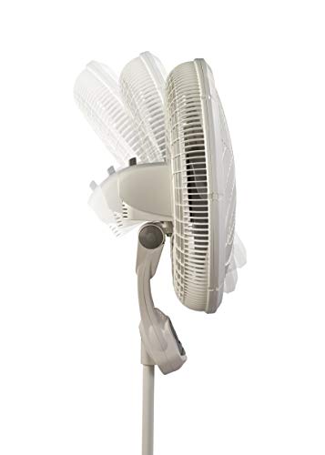 Lasko 1885 18" Cyclone Pedestal Fan With Remote Control, 18 Inches White #TOP3