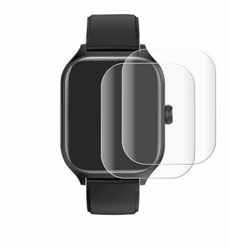 BROTECT Protector Pantalla Completa para LITEYPP Smartwatch (2 Unidades) 3D Curvo
