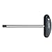 Stahlwille 43250030 T-handled Screwdrivers for Socket Head Screws, Black tips, Chrome Vanadium, Matt Chrome Plated, 3mm blade, Length 150mm, Made in Germany