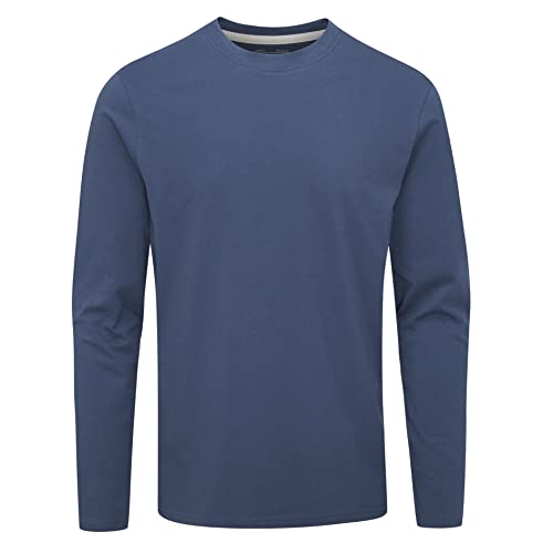 Charles Wilson 3 Pack Long Sleeved Plain Crew Neck T-Shirt
