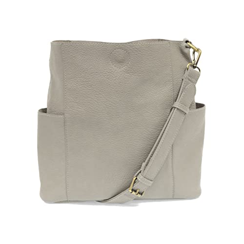 Joy Susan Kayleigh Side Pocket Bucket Bag - Classic Grey #TOP1