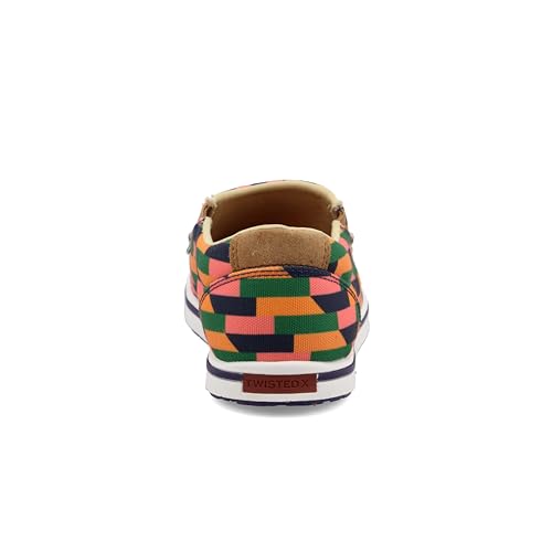 Image of Twisted X Women's Slip-On Kicks, Moc Toe, Midnight Blue Multi, 8.5 M