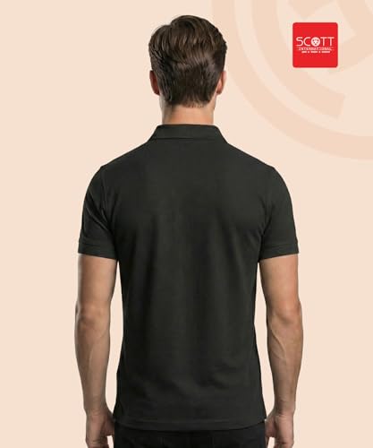 Image of Scott International T Shirt for Men | Polo T-Shirt for Man | Plain Casual Stylish | Half Sleeve | Mens Polyester Dry Fit Collar Polo Tshirts for Men, Quick Drying & Breathable Fabric, Gym Wear Tees