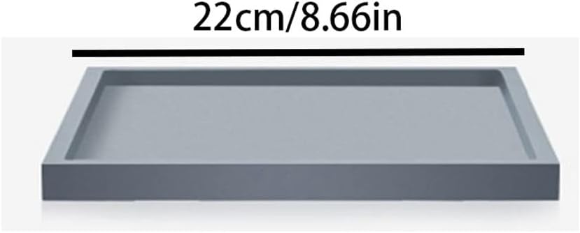 Flowerpot Base Plant Saucer Flower Pot Tray Household Plant Water Chassis Flower Pot Bottom Basin Living Room Plant Flower Pot Base for Indoor and Outdoor Garden Plants (Color : Gray Size : 56cm)