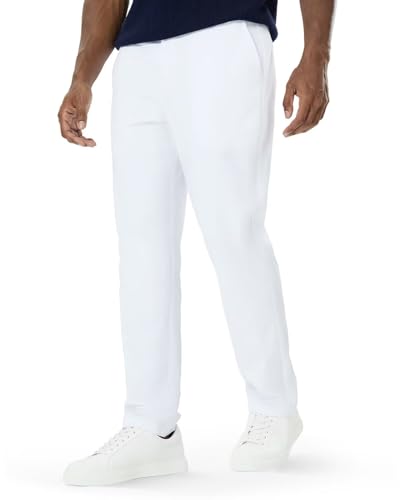 Mens Classic Fit Golf Pants Stretch Dress Pants 30''/32''/34'' Lightweight Casual Suit Pants with Pockets
