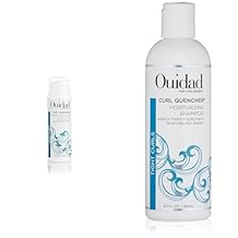 كريم تجعيد الشعر المكثف OUIDAD Curl Quencher Hydrafusion، 5 أونصة & شامبو مرطب 8.5 أونصة