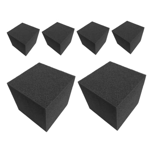 Panneau absorbant acoustique HEMOTON 6 pièces en cube pour isolation phonique efficace