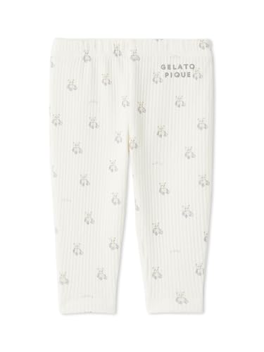 [ジェラート ピケ] BABYぬいぐるみ柄レギンスパンツ PBCP259082 ユニセックスベビー OWHT 80