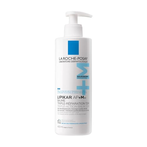 La Roche-Posay Lipikar, AP+Max Balsamo Tripla Azione, Per Pelle Molto Secca o a Tendenza Atopica, Effetto Lenitivo Anti-Irritazioni, Pelle Protetta Per 72H, Con Niacinamide e Neurobioma, 400ml