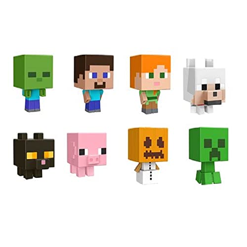 Minecraft Assortiment Mini Têtes Modulables Figurine Et + - vue 2