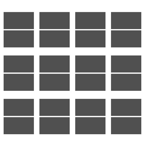 12 placas de grabado láser, placa de plástico ABS para corte DIY, espacios en blanco para grabar para proyectos, exposiciones, pintura, expositores de mesa (gris con fondo blanco)