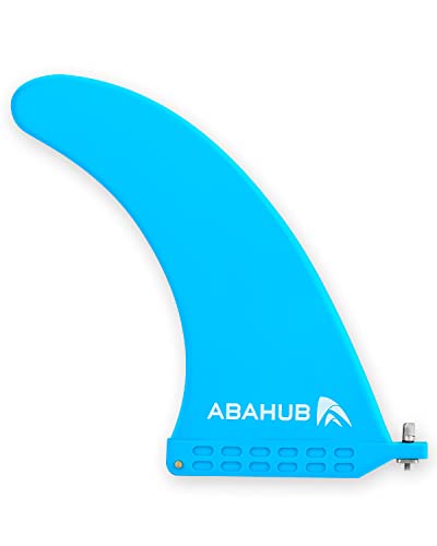 Abahub 9'' SUP Single Center Fin, No Tool Fin Screw, Fiberglass Reinforeced 9 inch SUP Replacement...
