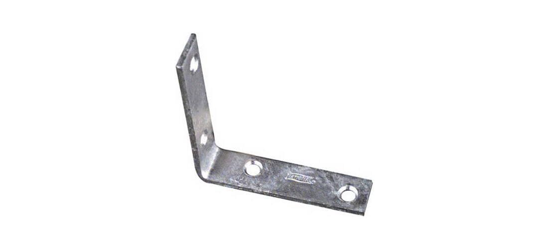 Coin brace galvanisé pour réparer les meubles en bois instables 7,6cm