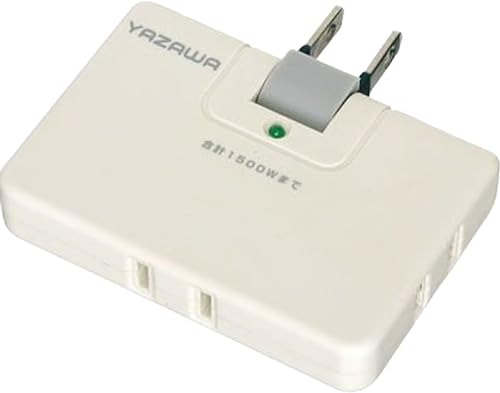 雷ガード付き コーナータップ 超強力タイプ AC 3個口 ホワイト Y02CHK300WH