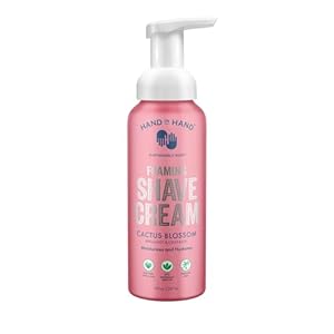 Hand in Hand Shave Foam for Women with Moisturizing Ultra-Smooth formula, No Parabens or Phthalates, Cactus Blossom Scent, 8 ounce