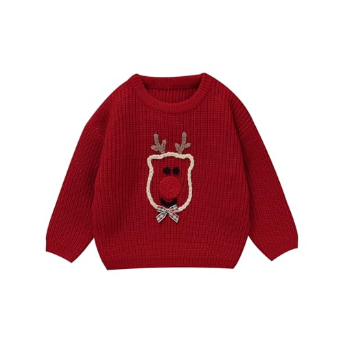 Pull à manches longues bébé en tricot pour stopper le froid pendant l'hiver