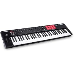 M-AUDIO Oxygen 61 (MKV) Key USB MIDI Keyboard Controller with Beat Pads, Smart Chord, Scale Modes, Arpeggiator and Native Instruments Sound Package (NKS Integration)