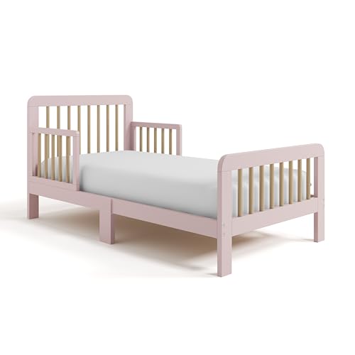 Image of Storkcraft Pasadena Toddler Bed, Blush & Driftwood