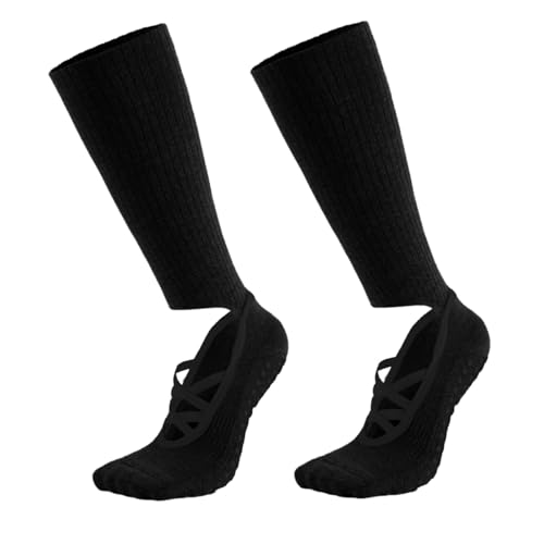 Women's Crossed Pilates Yoga Socks Backless Anti-slip Floor Socks Non Slip3