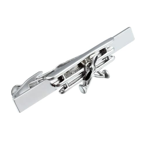 Clips de corbata avión, el regalo de joyería para hombre ideal y original 2