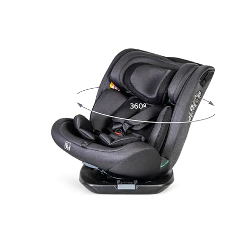 MS BabyWorld – CORFÚ – Seggiolino auto I-Size Gruppo 0/1/2/3 | 40-150 cm | Isofix e Top Tether | Dalla nascita ai 12 anni (0-36 kg) | In senso contrario di marcia fino a 18 kg | Girevole a 360º