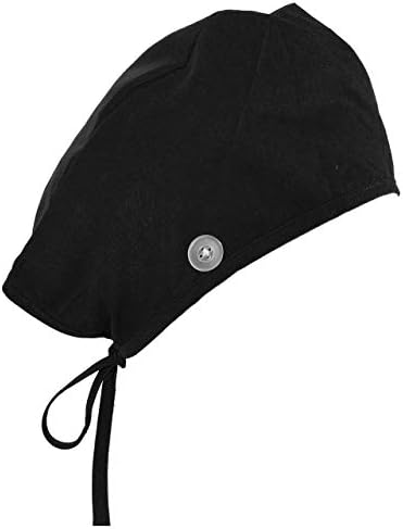 Amazon.com: Black Scrub Cap with 