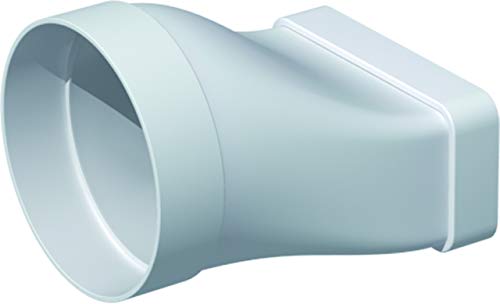 manchon plat pvc rigide - rectangulaire 55 x 220 mm vers rond 125 mm Cover