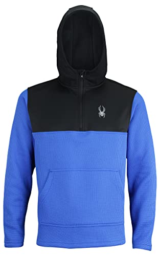 Spyder Men's Racer 1/4 Zip Pullover Hoodie, Old Glory Large2