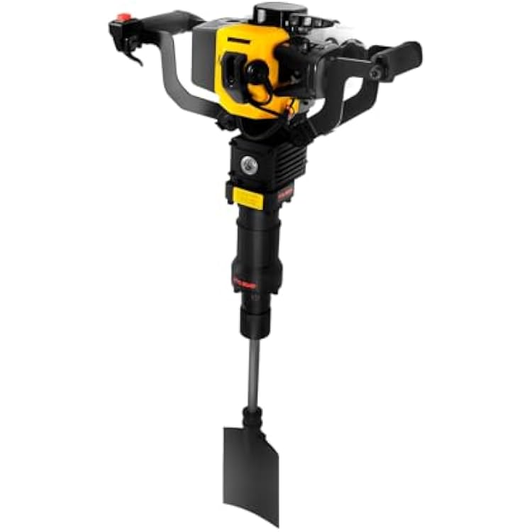 Portable Excavator Garden Tree Digger Machine, 52CC 2-Stroke Gas Powered Handheld Trencher Machine Single-Cylinder, 1250W Planting Shovel Digger for Garden Home Farm