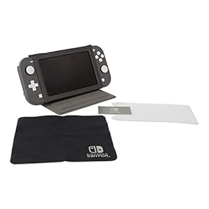 PowerA Play & Protect Kit for Nintendo Switch Lite – Includes Protective Cover/Stand, Cleaning Cloth, Screen Protector + Applicator – Nintendo Switch