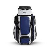 Boombah DEFCON Superpack XL Rolling Bat Bag White/Royal/Black