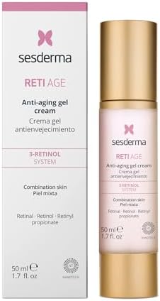 Sesderma Retiage Crema gel – 3‑Retinol System para arrugas, firme...