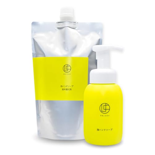 昭和刷子 うちこコスメ泡ハンドソープ 250ml&詰め替え用500mlセット