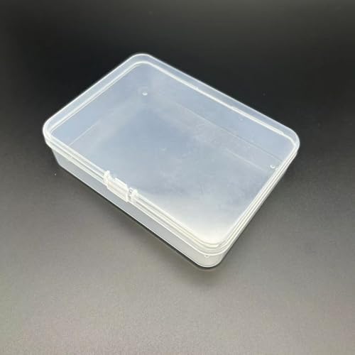 Image of 12 Pcs Clear Small Plastic Storage Containers with Lids, Ideal for Craft Supplies, Jewelry, Small Toys, Beads, Office & Household Organization