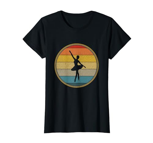 Ballet Vintage Retro Ballerina Dance Camiseta