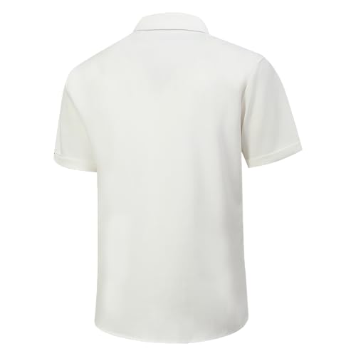 Men's Linen Shirts Short Sleeve Casual Shirts Button Down Shirt for Men Beach Summer Wedding Shirt3