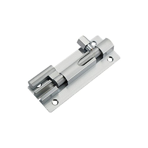 A&H™ Necked Barrel Bolt - 2.1/2" x 1" 63 x 25mm - Brushed Satin Chrome