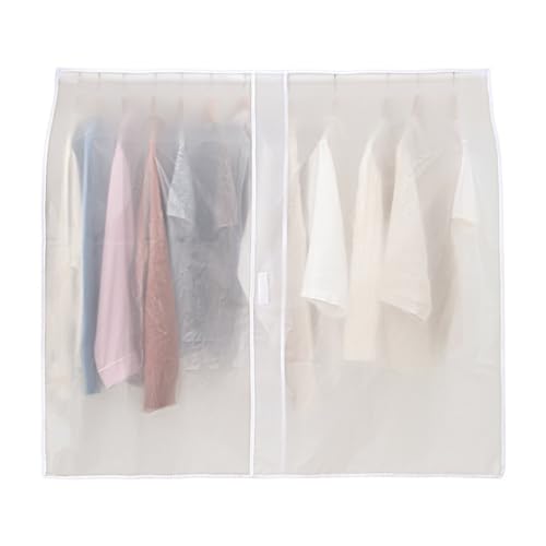 Sbshiouu Transparency - Fundas para perchero de ropa, fundas de tela para colgar, bolsa de ropa para almacenamiento de ropa, protectores de ropa, armarios colgantes, bolsa de ropa a prueba de polvo