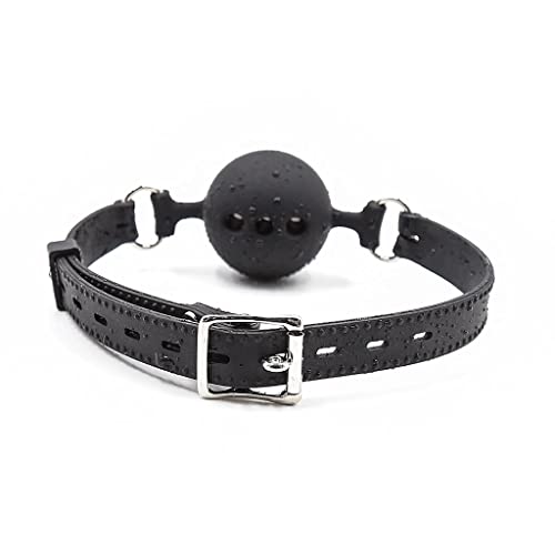 PU Leather Ball with Adjustable Strap for Adults, Black4