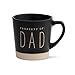 Property of Dad Matte Black 16 ounce Ceramic Stoneware Coffee Mug Cup