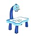 Tavolo da disegno per bambini - Proiettore da disegno intelligente per bambini, macchina da disegno Giocattolo Proiettore per tracciare e disegnare, con luce e musica, per bambini di 3-8 anni Blu/Rosa